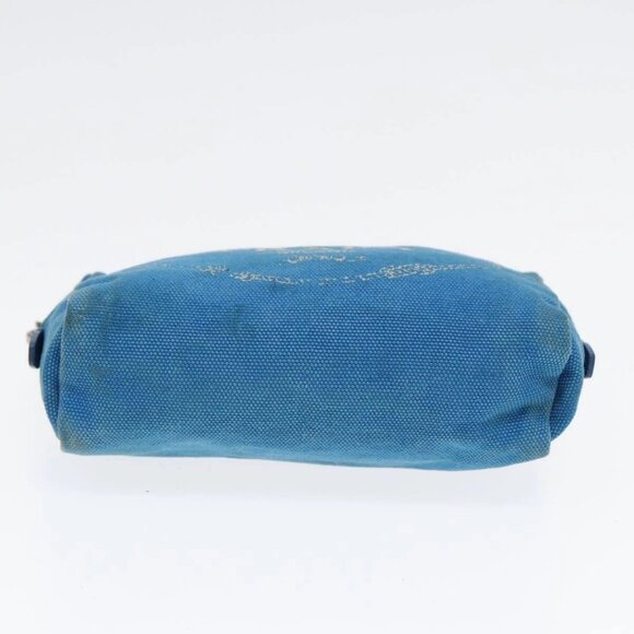 PRADA Pouch Canvas Light Blue Auth - Picture 6 of 15